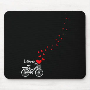 Mousepad Cute Bicycle Love - Presente do Dia Mais Doce do D
