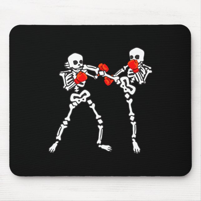 Mousepad Cute Bone Kickbox - Para Homens e Mulheres Legais  (Frente)