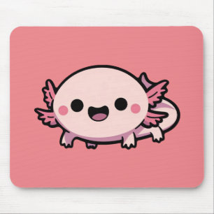 Mousepad Cute Chibi Axolotl