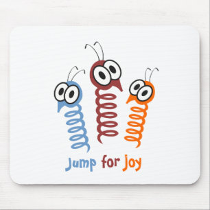 Mousepad Cute-jump para citação engraçada