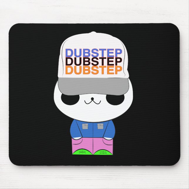 Mousepad Cute kawaii dubstep (Frente)