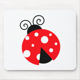 Mousepad Cute Ladybug