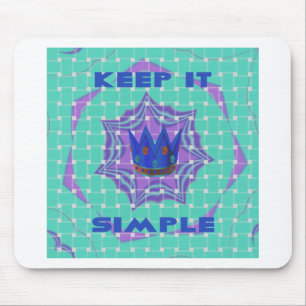 Mousepad Cute Nice and Lovely Simple Royal