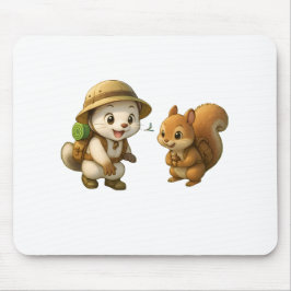 Mousepad Cute Okojo and Squirrel – Okojo and Friends