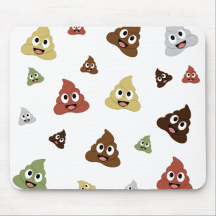 Mousepad Cute Poop emoji ideias engraçadas de presentes
