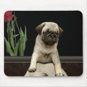 Mousepad Cute Pug Puppy Dog Alovers Gift Series