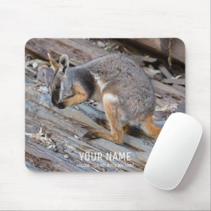 Mousepad Cute Rock Wallaby Animal Willife Austrália
