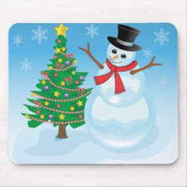 Mousepad Cute Snowman