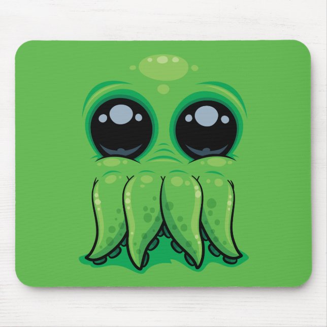 Mousepad CuteCthulhu Rosto Cthulhu Fofo (Frente)