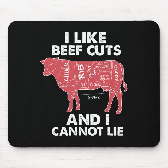 Mousepad Cutuco Engraçado Corta Cartaz Churrasco I (Frente)