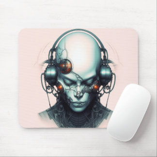 Mousepad Cyborg Cyberpunk Dj
