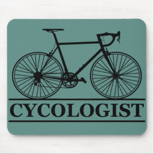 Mousepad Cycologista Engraçado Ciclismo para Ciclistas e Bi
