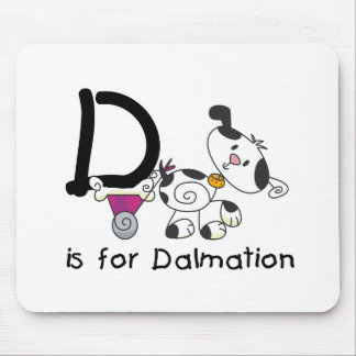 Mousepad D é para t-shirt e presentes de Dalmation