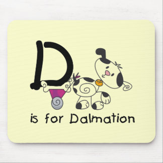 Mousepad D é para t-shirt e presentes de Dalmation