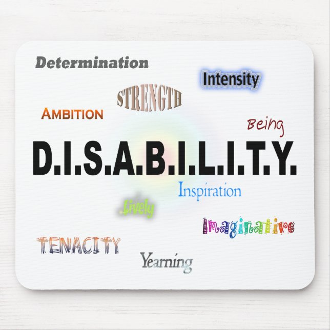 MOUSEPAD D.I.S.A.B.I.L.T.Y. (Frente)