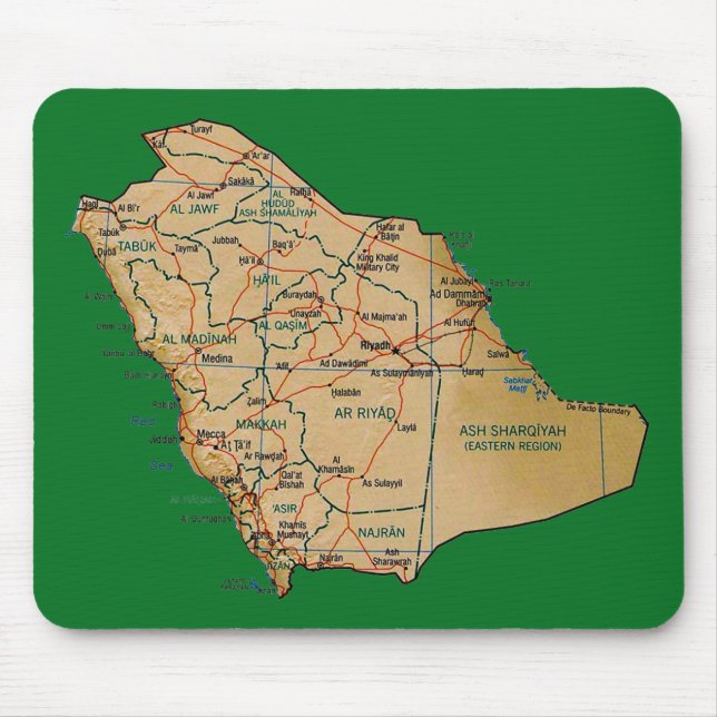 Mousepad da Arábia Saudita (Frente)