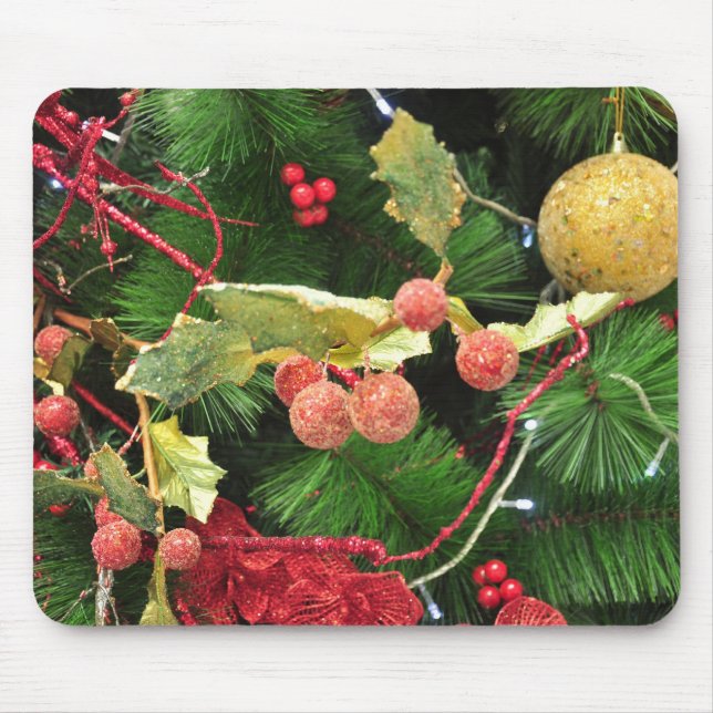 mousepad da árvore de Natal (Frente)