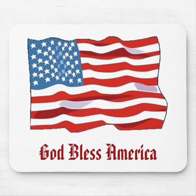 Mousepad da bandeira americana (Frente)