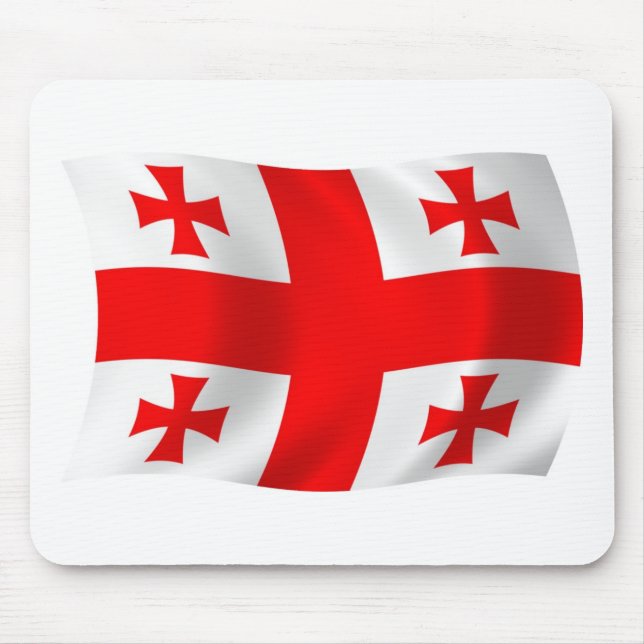 Mousepad da Bandeira da Geórgia (Frente)