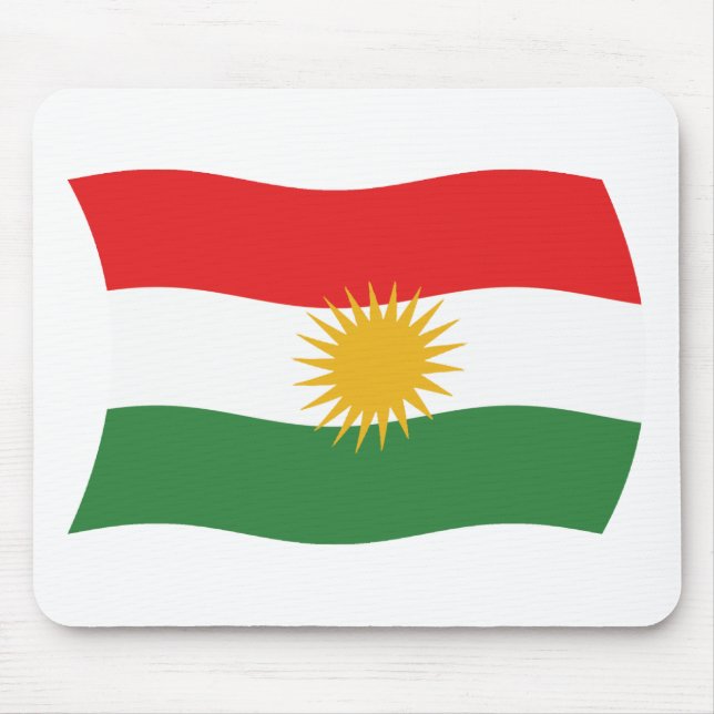 Mousepad da Bandeira do Curdistão (Frente)