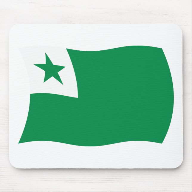 Mousepad da Bandeira do Esperanto (Frente)