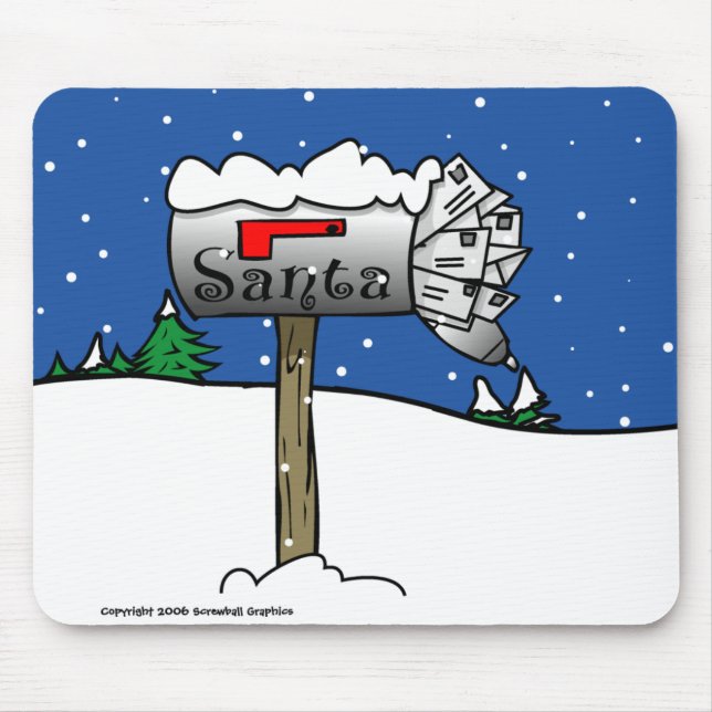 Mousepad da Caixa de Correio dos papais noeis (Frente)