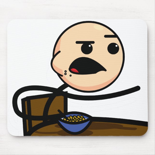 Mousepad da cara do cereal (Frente)
