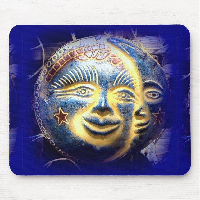 mousepad da cara do sol/cara de lua (Frente)