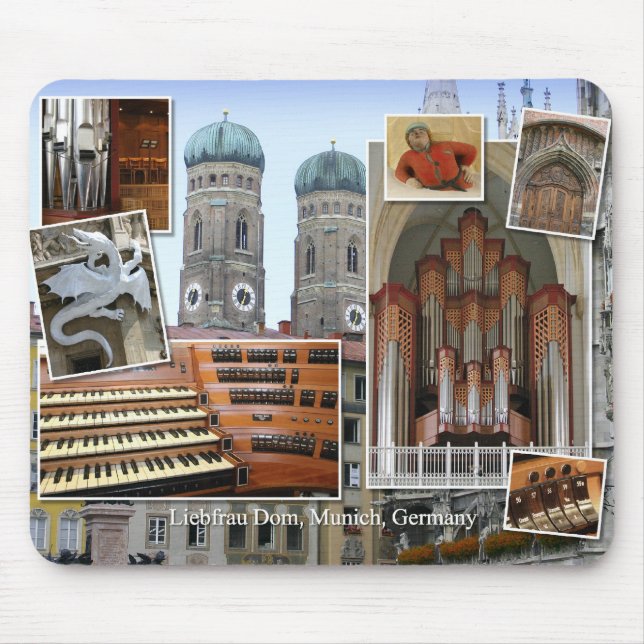 Mousepad da catedral de Munich (Frente)