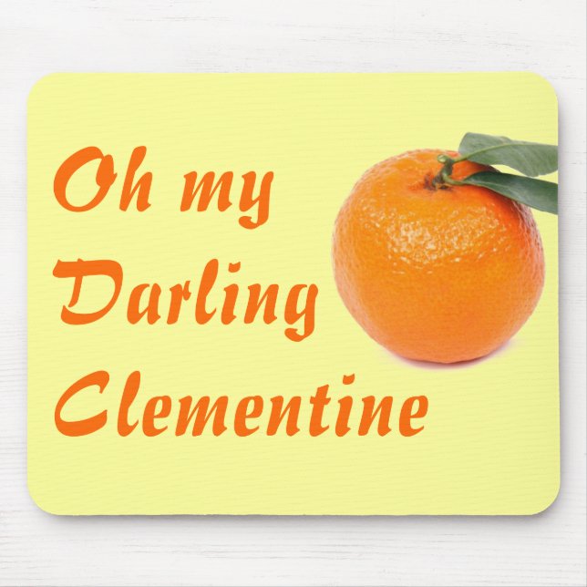 mousepad da clementina (Frente)