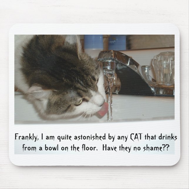 Mousepad da diva do gato (Frente)