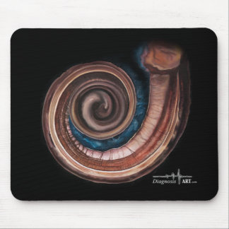 Mousepad da "fatia" da cóclea
