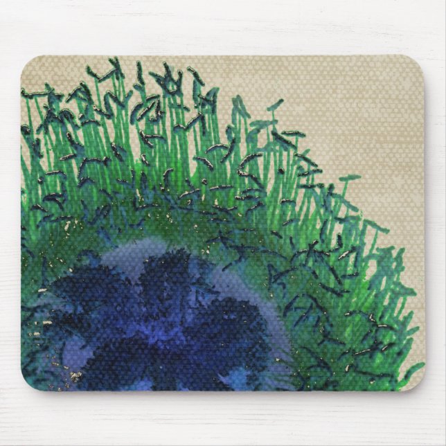 Mousepad da Flor de Peacock (Frente)