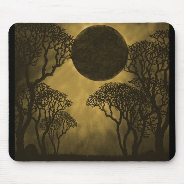 Mousepad da Floresta Escura do ouro (Frente)