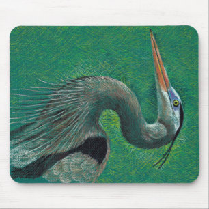 Mousepad da garça-real