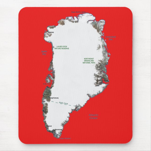 Mousepad da Groenlândia (Frente)