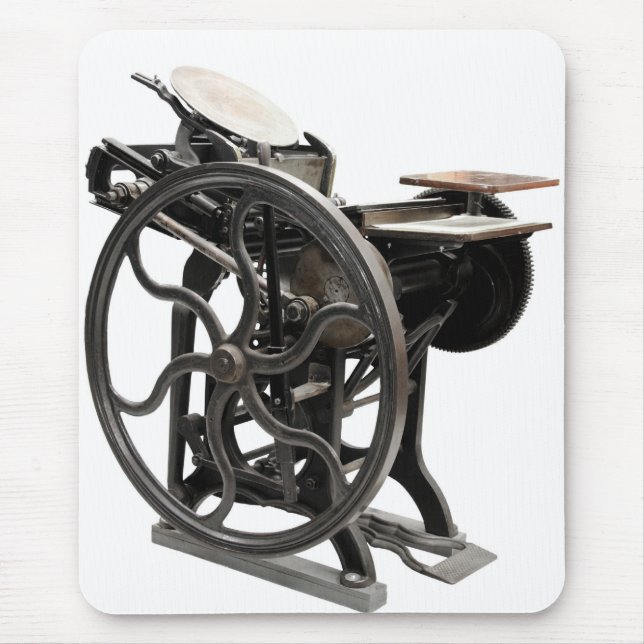 mousepad da máquina da tipografia (Frente)