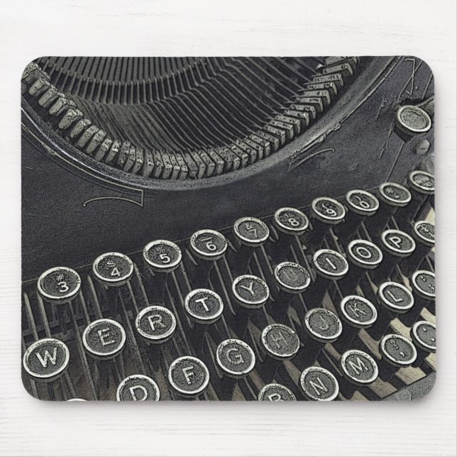 Mousepad da Máquina de Digitalização Vintage (Frente)