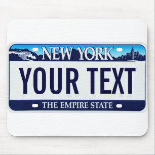 Mousepad da matrícula de New York