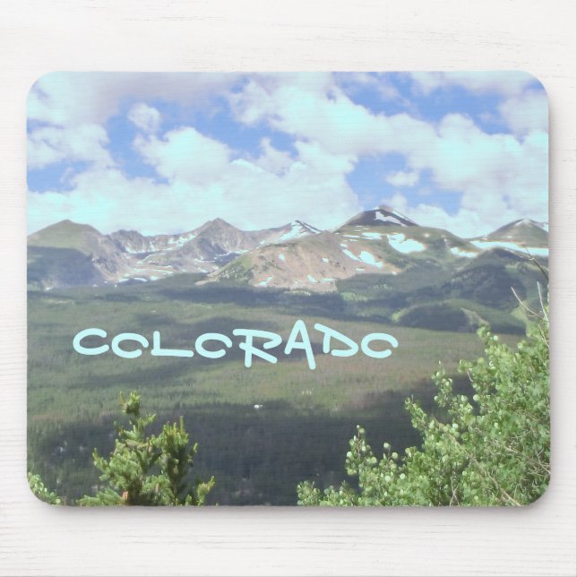 Mousepad da montanha do Colorado (Frente)