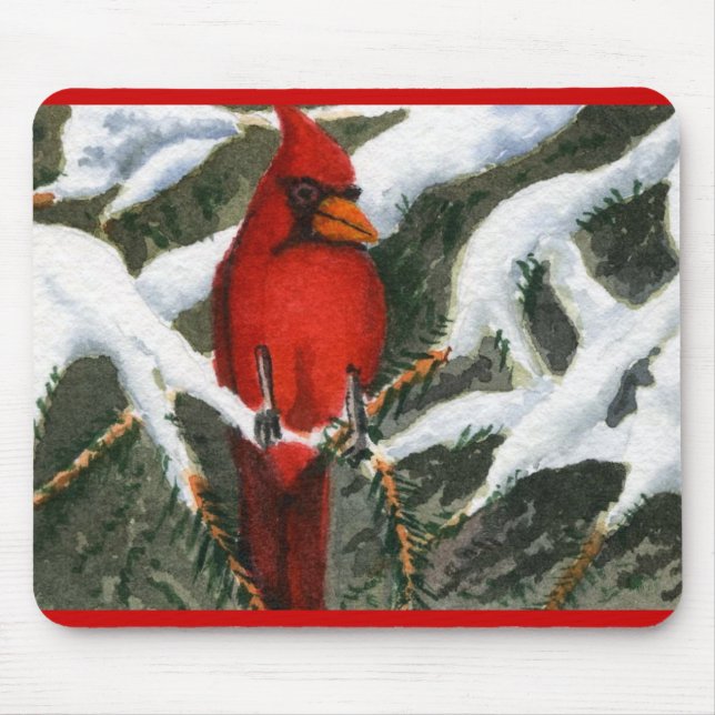 Mousepad da Paisagem de Inverno (Frente)
