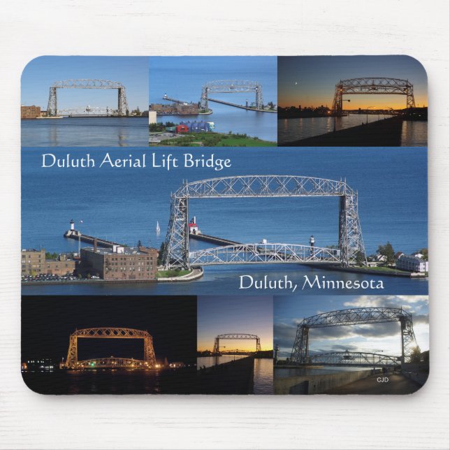 Mousepad da ponte de elevação aérea Duluth 7 (Frente)