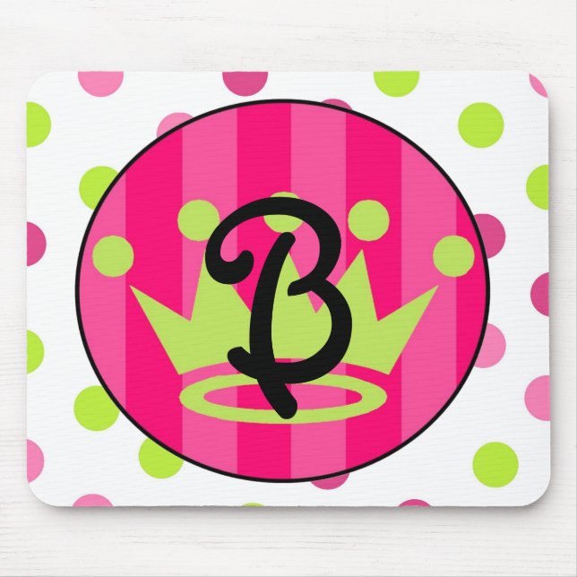Mousepad da princesa Monograma (Frente)