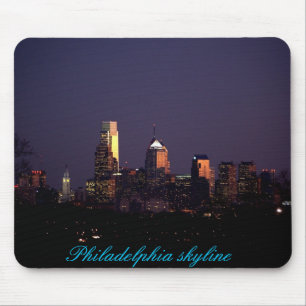 Mousepad da skyline de Philadelphfia