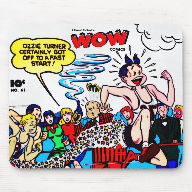 Mousepad da WOW Comics dos anos 40 (Frente)