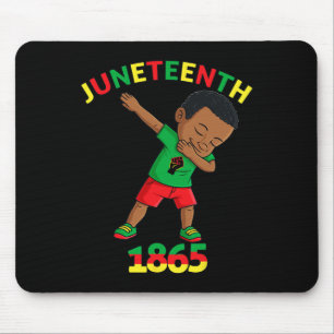 Mousepad Dabbing Black King Junetet Melanin Brown Skin B