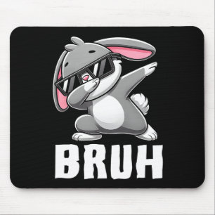 Mousepad Dabbing Bunny Bruh Memória Day Dab Bunny Teens