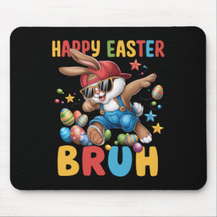 Mousepad Dabbing Bunny Páscoa Bruh Meme Engraçado Dizendo A