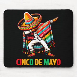 Mousepad Dabbing Mexican Poncho Cinco De Mayo Fiesta 5 