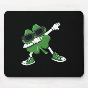 Mousepad Dabbing Shamrock Dia de São Patrício Fun Boys K